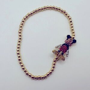 BaubleBar Disney Pave Mickey Pisa Bracelet NWT